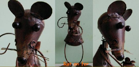 rat en pate fimo