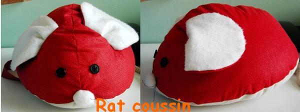 rat en pate fimo