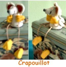 rat en pate fimo