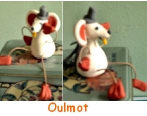 rat en pate fimo