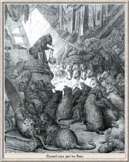 Conseil tenu par les rats